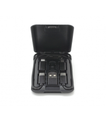 Кабель KSC-325 KUHE 3 in 1 Micro - Iphone - Type-C, 3A, длина 1м, Black, BOX