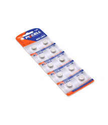 Батарейка щелочная PKCELL 1.5V AG3, 10 штук в блистере цена за блистер, Q