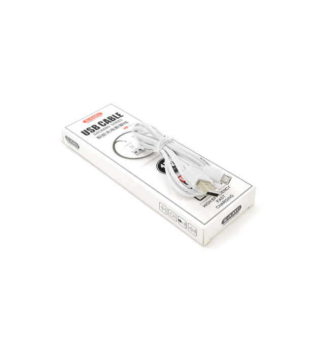 Кабель iKAKU KSC-060 SUCHANG charging data cable series for micro, White, длина 1м, 2,4А, BOX