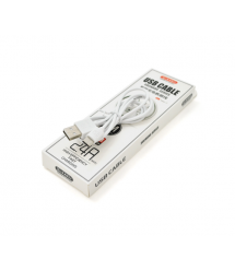 Кабель iKAKU KSC-060 SUCHANG charging data cable series for Type-C, White, длина 1м, 2,4А, BOX
