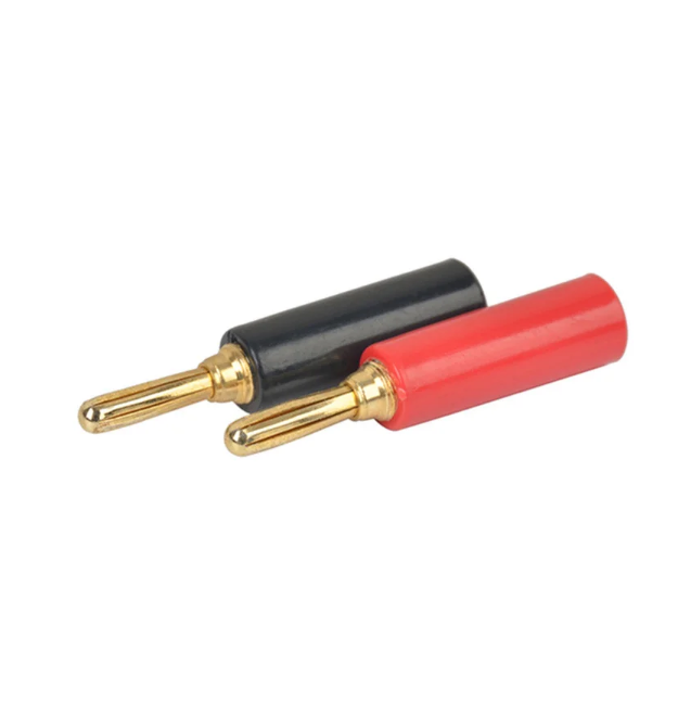 Наконечник кабельный, винтовая фиксация, изолятор: ПВХ, диаметр 3.5мм, позолоченный штекер, черный, 100 штук в упаковке, цена за