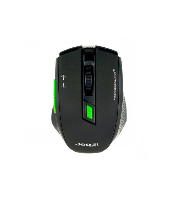 Мышь беспроводная JEDEL W400, 1600DPI, Black 2.4GHZ, Box