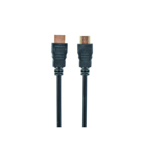 Кабель HDMI-HDMI HIGH SPEED 10m, v1.4, OD-7.5mm, круглый Black, коннектор Black, (Пакет) Q50