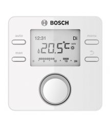 Bosch Комнатный терморегулятор отопления CR100 RF в комплекте с приёмником MB, беспроводной