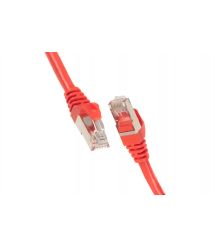 Патч-корд 2E Cat 6, S-FTP экран оплётка фольга, RJ45, 4Х2 27AWG , 7/0.14 Cu, 1.00 m, PVC, Red