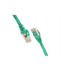 Патч-корд 2E Cat 6, S-FTP экран оплётка фольга, RJ45, 4Х2 27AWG , 7/0.14 Cu, 1.00 m, PVC, Green