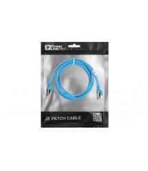 2E Cat 6, S-FTP екран. фольга з обплетенням, RJ45, 4Х2 27AWG, 7/0.14 Cu, 1.50 m, PVC, Blue