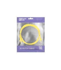 2E Патч-корд САТ 5e, UTP, 1.20м, 26AWG, RJ45, 7/0.16, Cu, PVC, жовтий