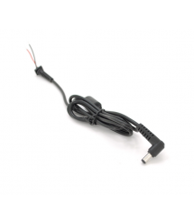 Кабель 5,5х2,5(asus, toshiba, lenovo), 1 феррит, длина 1,2м штекер 90