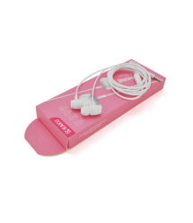 Наушники проводные iKAKU KSC-382 ERMAN с микрофоном, White, Bох