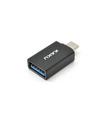 Перехідник iKAKU KSC-KSC-533 BEIGE Series USB3.0(AF) OTG - microUSB(M), Black, Box