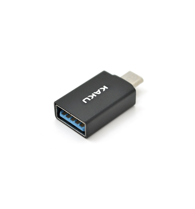 Переходник iKAKU KSC-KSC-533 BEIGE Series USB3.0(AF) OTG - microUSB(M), Black, Box