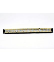 Патч-панель 19" 24xRJ-45 UTP, кат. 6, dual type, EPNew