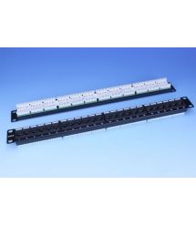 Патч-панель 19" 24xRJ-45 UTP, кат. 6, dual type, EPNew