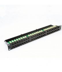 Патч-панель 19" 48xRJ-45 UTP, кат. 6, 1U, dual type, EPNew