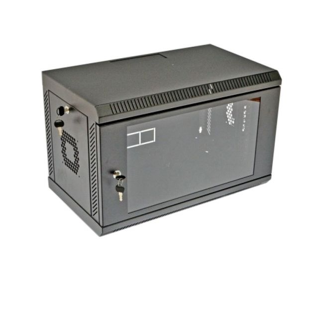 Шафа 6U, 600х350х373 мм (Ш*Г*В), акрилове скло