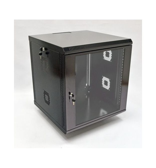 Шкаф 19", 12U, 600х600х640мм (Ш*Г*В), акриловое стекло