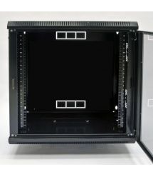 Шафа 12U, 600х600х640 мм (Ш*Г*В), акрилове скло