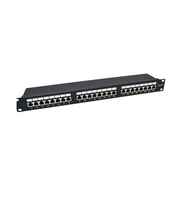Патч-панель 19" 24xRJ-45 FTP, кат. 5e, Kingda