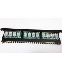 Патч-панель 19" 24xRJ-45 FTP, кат. 5e, Kingda