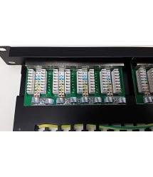 Патч-панель 19" 24xRJ-45 FTP, кат. 5e, Kingda