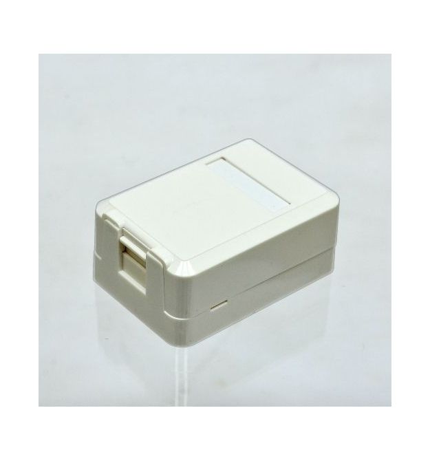 Розетка настінна для 1хRJ45 без модулів KeyStone, Kingda