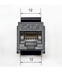 Модуль KeyStone RJ45 UTP,кат.6 ,110, Slim, W-16,6 мм