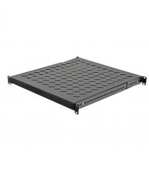 Полка 4 точки крепл. , 500мм глуб. , перфорированная , сталь , 1,5мм , черная