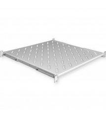 Полка 19" 4 точки крепл. , 450мм глуб. , перфорированная , сталь , 1,5мм , серая