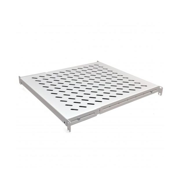 Полиця 19" 4 точки кріпл., 550мм глиб., перфорована