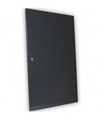 Двері суцільнометалеві 21U до шаф MGSWA, чорна.