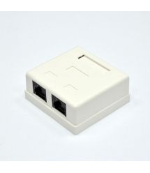 Розетка зовнішня 2хUTP, кат. 6, RJ45, EPNew