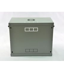 Шкаф 9U, 600х350х507 мм (Ш*Г*В), эконом, акриловое стекло, серый
