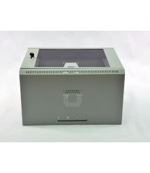 Шкаф 9U, 600х350х507 мм (Ш*Г*В), эконом, акриловое стекло, серый