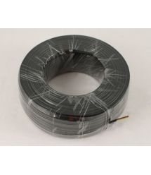 Телефонный кабель 4-жилы., плоский, медный, черный