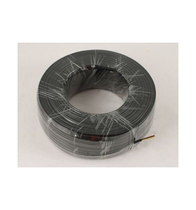 Телефонний кабель 4-пров., плоский, мідний, чорний