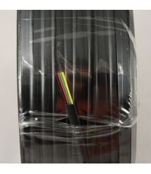 Телефонный кабель 4-жилы., плоский, медный, черный