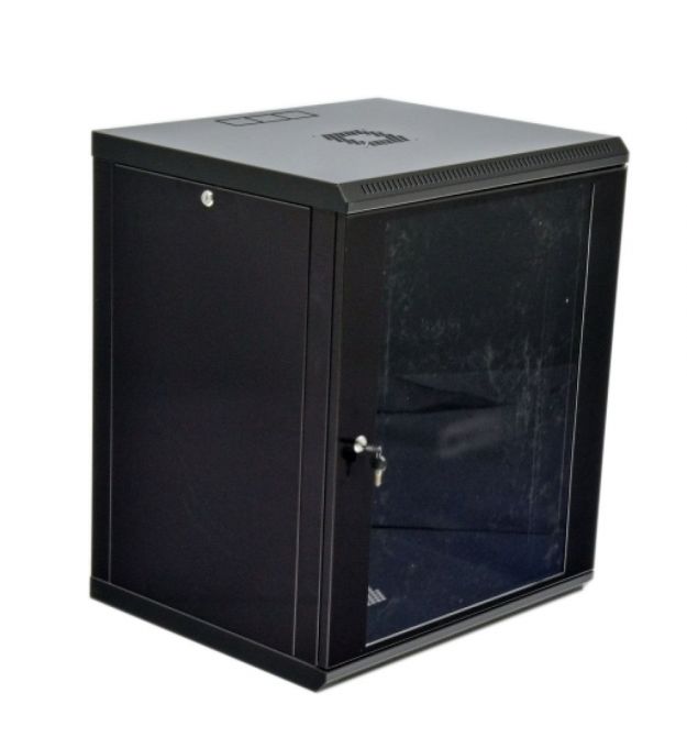 Шкаф 15U, 600х600х773 мм (Ш*Г*В), эконом, акриловое стекло, черный