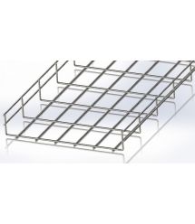 Лоток сітчастий 300х50, дріт Ø4 мм, білий цинк, 2,5м