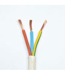 Кабель ПВС 3х4,0 мм2, многожильный, ПВХ изоляция и оболочка.