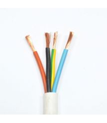 Кабель ПВС 4х6,0 мм2, багатожильний, ПВХ ізоляція і оболонка.