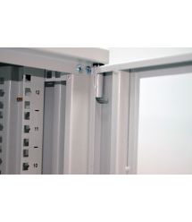 Шкаф 19", 12U, 600х500х640мм (Ш*Г*В), акриловое стекло