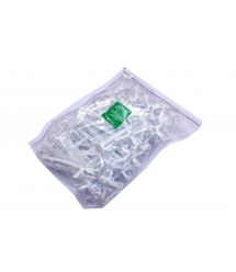 Хомут швидкого монтажу з ударним шурупом, дюбель D10, стяжка 140х10мм., Білий, INSTAIL.