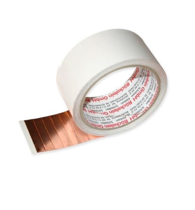 Токопроводящая самоклеющаяся медная лента 9 х 45 мм