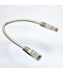 Патч-корд UTP, 0,25 м, кат. 5e, серый