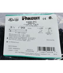 Стяжка 99x3.6 мм, 1000 шт, черная,weather resistant, Panduit