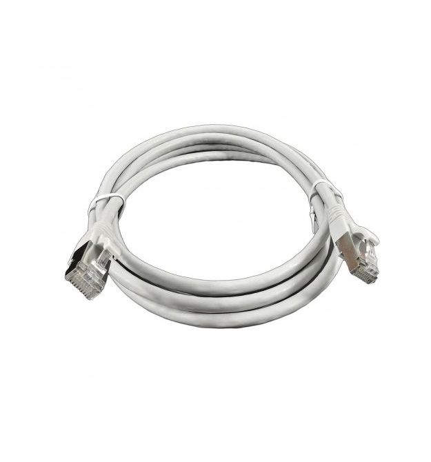 Патч-корд мідний S-FTP кат. 6A, 26AWG, 2.0 м, LSZH, сірий, EPNew
