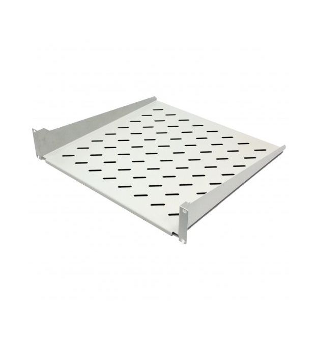 Полиця консольна 400мм, 2U, сіра