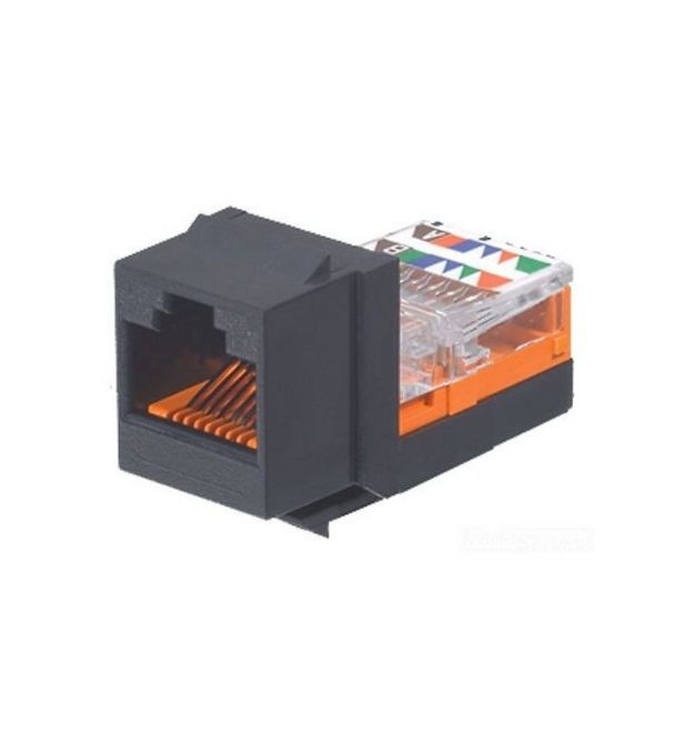 Модуль Keystone RJ45, кат. 5e, UTP, чорний, Panduit NetKey