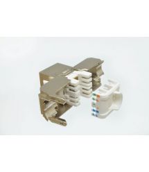 Модуль KeyStone RJ45 STP, кат. 6a, Slim, LW